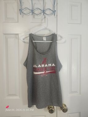 Alabama Crimson Tide Grey Mesh Tank Top